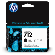 Картридж струйный HP DesignJet 712, 38 мл, Черный/Black (3ED70A)