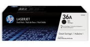 Картридж HP 36A Черный/Black, 2000 стр. х 2 (CB436AF)
