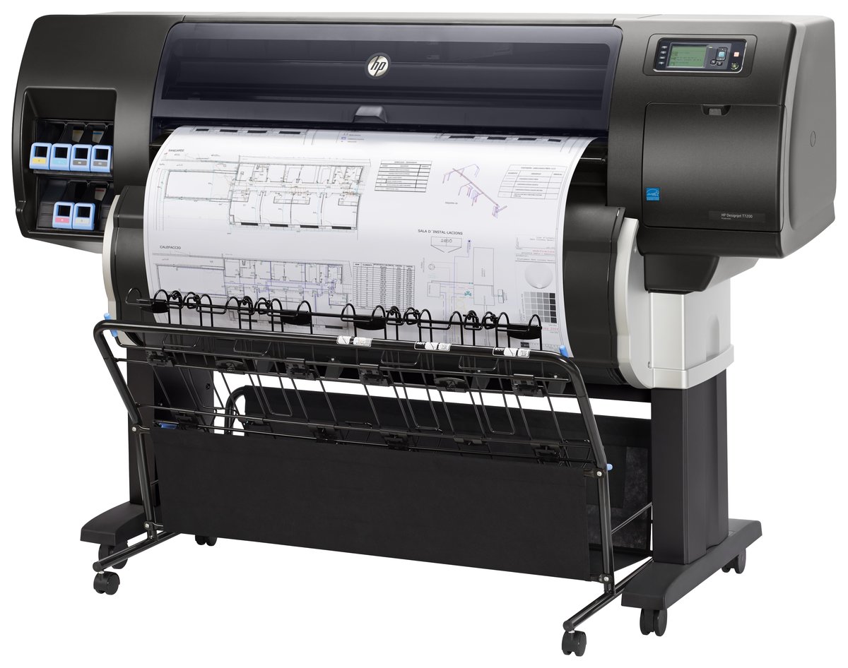 Промышленный плоттер HP Designjet T7200, 1067 мм (F2L46A) |  Интернет-магазин DesignJet.ru