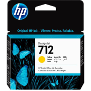 Картридж струйный HP 712 для HP DesignJet, 29 мл, Желтый/Yellow, (3ED69A)