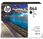 Картридж с черными чернилами HP 864 PageWide XL, 500 мл (3ED86A)