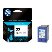 Картридж струйный HP 22 Трехцветный/Tri-colour 165 стр  (C9352AE)