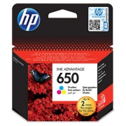 Картридж струйный HP 650 Трехцветный/Tri-colour 200 стр (CZ102AE)