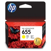Картридж струйный HP 655 Жёлтый/Yellow  600 стр (CZ112AE)