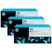 Набор картриджей HP 771 Хромический красный/Chromatic red, 3шт x 775 мл (B6Y32A / CR251A)