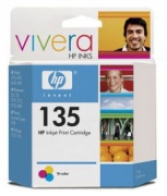 Картридж струйный HP 135 Трехцветный/Tri-colour 330 стр  (C8766HE)
