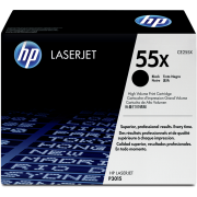 Картридж HP 55X Черный/Black, 12500 стр. (CE255X)
