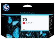 Картридж HP 70 Красный/Red DesignJet Z3100, 130 мл (C9456A)