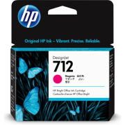 Картридж струйный HP 712 для HP DesignJet, 29 мл, Пурпурный/Magenta (3ED68A) срок годности май 2024г