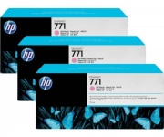 Набор картриджей HP 771 Светло-пурпурный/Light magenta, 3шт x 775 мл (B6Y35A / CR254A)
