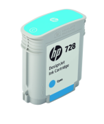 Картридж HP 728 Голубой/Cyan, 40 мл (F9J63A)