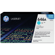 Картридж HP 646А Голубой/Cyan, 12500 стр. (CF031A)