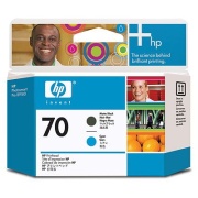 Печатающая головка HP 70 Matte Black & Cyan (C9404A)