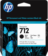 Картридж струйный HP DesignJet 712, 80 мл, Черный/Black (3ED71A)