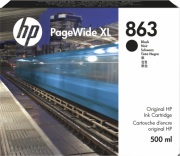 Картридж с черными чернилами HP 863 PageWide XL, 500 мл (F9K41A)